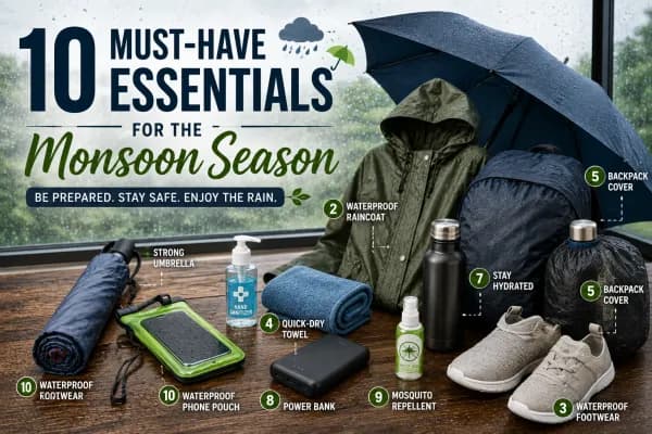 10 Must-Have Essentials for the Monsoon Season